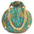 Vintage Gulley Womens Ethnic and Traditional Hand-Held Potli for Giffting and Weddings -Light Blue