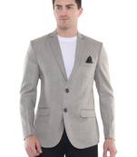 Fawn plain polyester men-Blazer