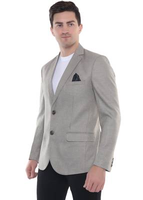 Fawn plain polyester men-Blazer 3
