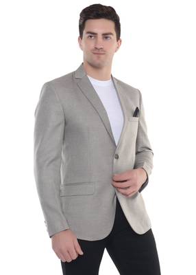 Fawn plain polyester men-Blazer 4