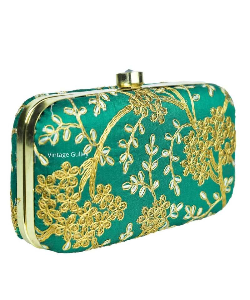 Vintage Gulley Clutch - Green