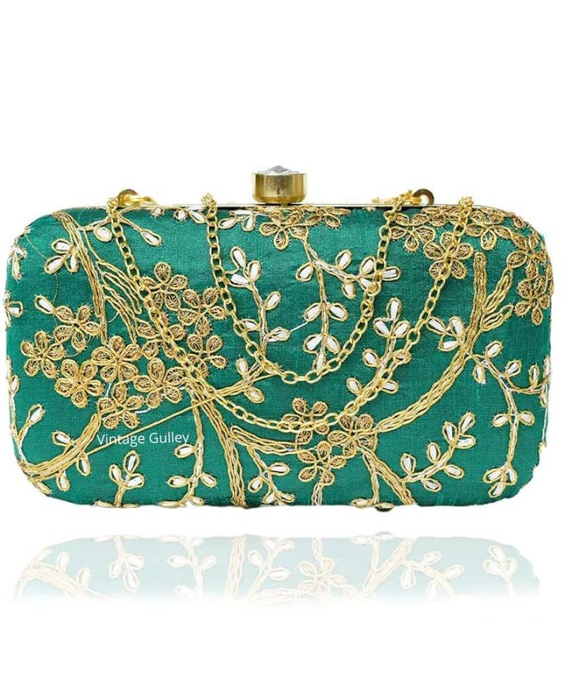 Vintage Gulley Clutch - Green
