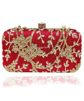 Vintage Gulley Clutch - Red 2