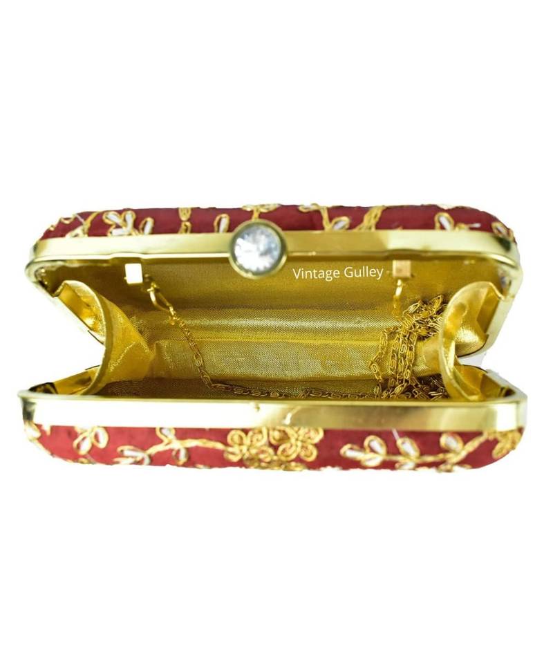 Vintage Gulley Clutch - Red
