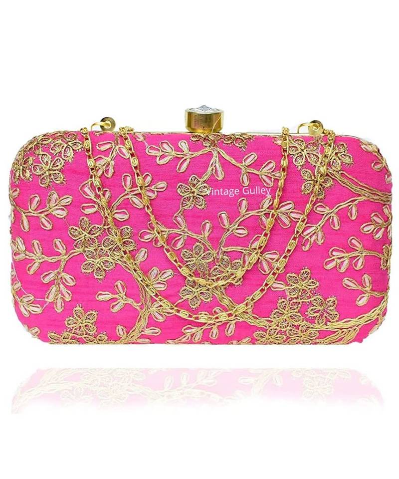 Vintage Gulley Clutch - Pink