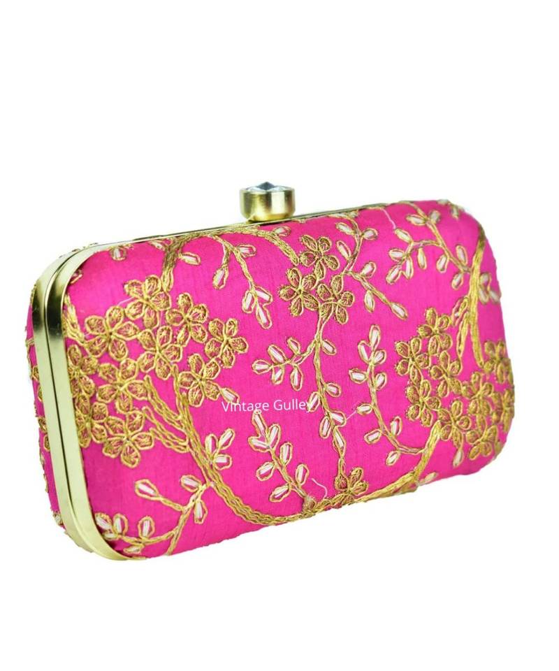 Vintage Gulley Clutch - Pink