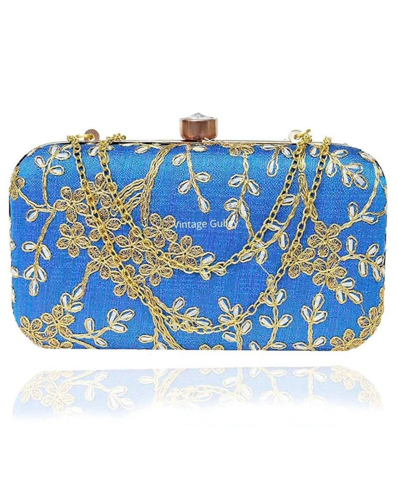 Vintage Gulley Clutch - Blue