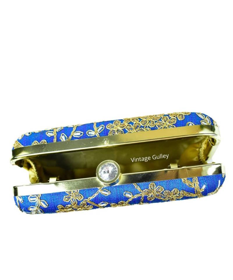 Vintage Gulley Clutch - Blue