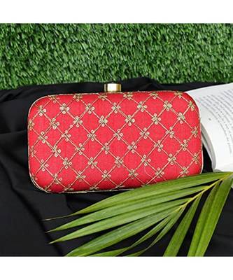 Vintage Gulley Web Style Clutch - Red 1