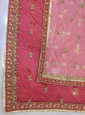 red color Designer Bangalore silk Lehenga choli 8