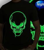 Thayam Horror Skull Mens Radium Tshirt at Offer,Guys Special Effect Tshirt