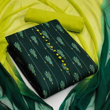Green printed cotton salwar 1
