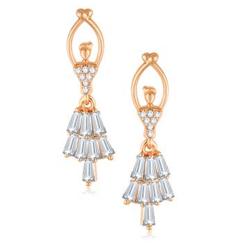  Sukai Jewels EthnicTraditional Western Doll Design Diamond Studded Daily Wear Stud Earring for Women and Girls 1