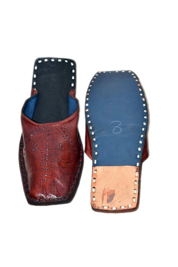 Sonia collections Leather Clogs For Men  (Brown) Openshoe1  Size 6