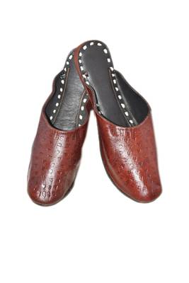 Sonia collections Leather Clogs For Men  (Brown) Openshoe5  Size 6 1