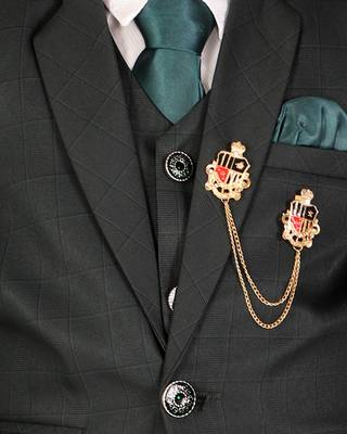 DKGF Boys 5-Piece Suit 5