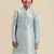 Deep Blue Art Silk Kurta For Boys