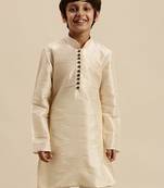 Sanwara Deep Blue Art Silk Kurta For Boys