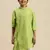 Deep Blue Art Silk Kurta For Boys