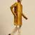 Sanwara Boy's Art Silk Solid Rich Gold Colour Straight Kurta With Pyjama