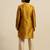 Sanwara Boy's Art Silk Solid Rich Gold Colour Straight Kurta With Pyjama