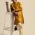 Sanwara Boy's Art Silk Solid Rich Gold Colour Straight Kurta With Pyjama