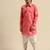Sanwara Boy's Cotton Solid Pink Colour Pathani With Cawl