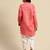 Sanwara Boy's Cotton Solid Pink Colour Pathani With Cawl
