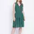 Playful combat green lace design beachwear Dress