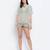 Verdant fluid  Green beachwear dress
