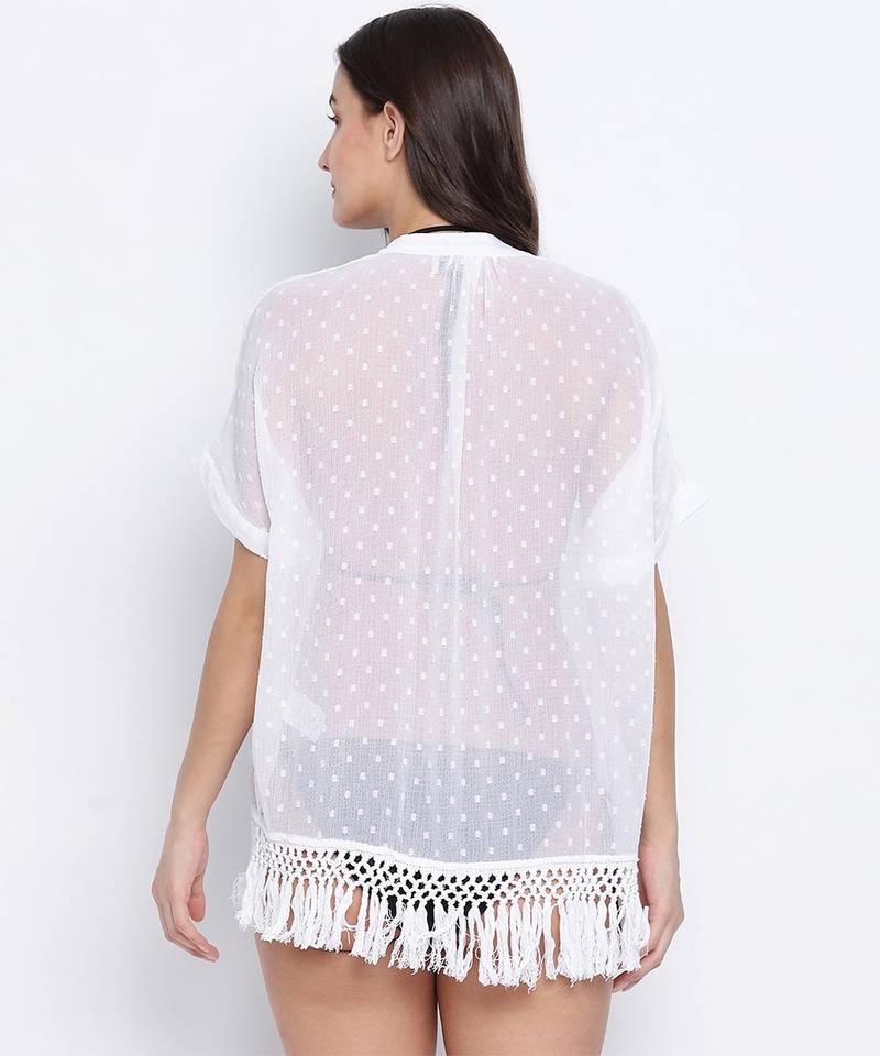 Vanilla white beachwear women dress