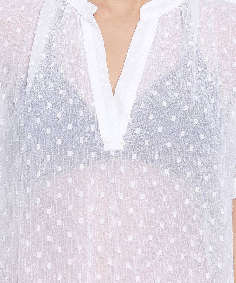 Vanilla white beachwear women dress