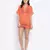 Tappy orange fringes design  women beachwear dress
