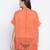 Tappy orange fringes design  women beachwear dress