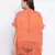 Tappy orange fringes design  women beachwear dress