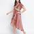 Charmilistic laced up women beachwear Dress