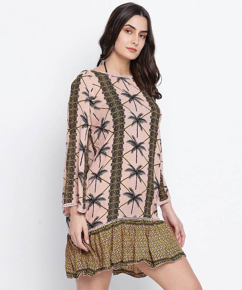 Ballestic blazz laced up women beachwear Dress