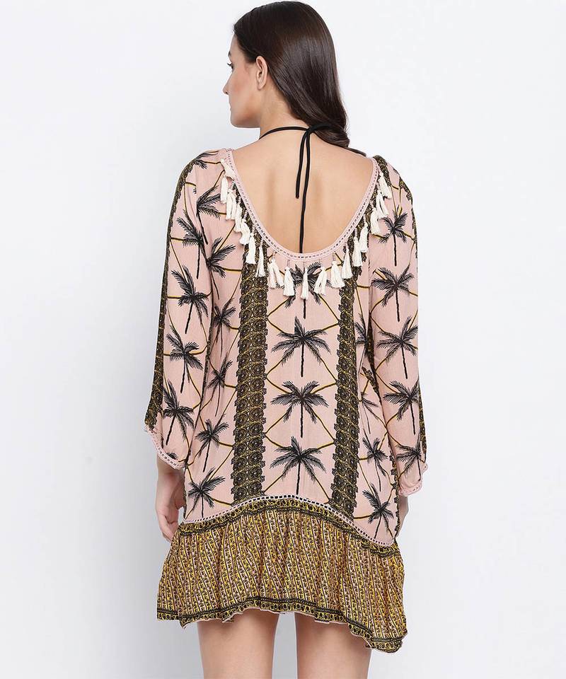 Ballestic blazz laced up women beachwear Dress