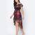 Fusion majestic multicolor printed  women beachwear Dress