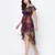 Fusion majestic multicolor printed  women beachwear Dress
