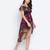 Fusion majestic multicolor printed  women beachwear Dress