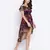 Fusion majestic multicolor printed  women beachwear Dress