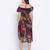 Fusion majestic multicolor printed  women beachwear Dress