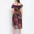 Fusion majestic multicolor printed  women beachwear Dress