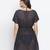 Galaxy black Flower Mesh  tie knot women beach dress
