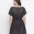 Galaxy black Flower Mesh  tie knot women beach dress