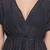 Galaxy black Flower Mesh  tie knot women beach dress