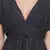 Galaxy black Flower Mesh  tie knot women beach dress