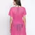 Stardust Flower Mesh pink tie knotted women beachdress