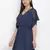 Combel solid blue becahwear kaftan